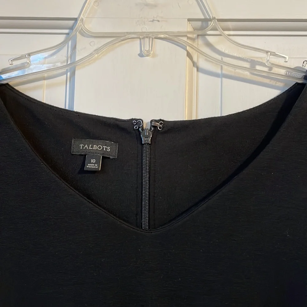 Talbots Black Dress - Picture 3 of 6